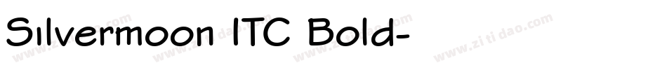 Silvermoon ITC Bold字体转换